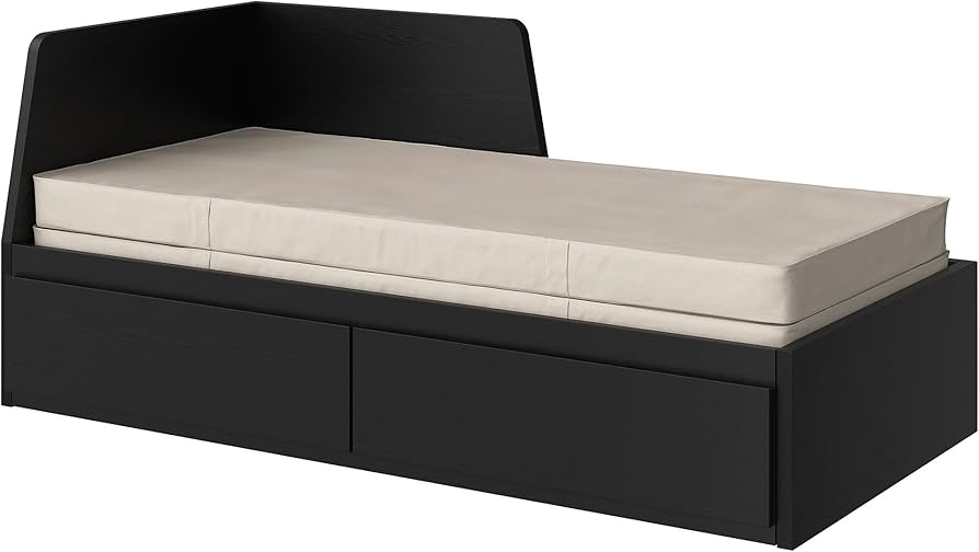 FLEKKE ベッドフレーム ブラック 80x200 cm FLEKKE ベッドフレーム ブラック 80x200 cm